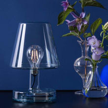 Cargar imagen en el visor de la galería, Lámpara sobremesa Transloetje gris recargable - FALS0002