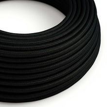 Cargar imagen en el visor de la galería, Metro de cable negro textil - KKCA0001
