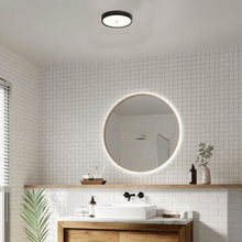 Cargar imagen en el visor de la galería, Plafón aluminio negro con sensor de movimiento Ø21x2,8 cm LED 18W - KOPL0002