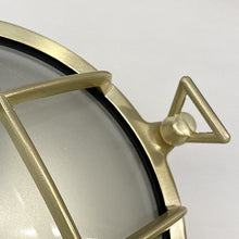Cargar imagen en el visor de la galería, Apliqué bronce vidrio exterior IP44 Ø22 cm E27 - LGAP0002