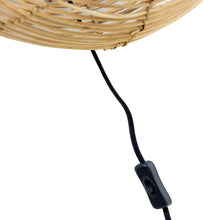 Cargar imagen en el visor de la galería, Apliqué ratán natural Ø40 cm E27 - LLAP0073