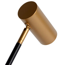 Cargar imagen en el visor de la galería, Lámpara de pie metal negro bronce envejecido Ø 25x1,67 cm GU10 - LULP0024