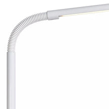 Cargar imagen en el visor de la galería, Lámpara de pie metal blanco flexible Ø 20x1,53 cm LED 5W - LULP0059