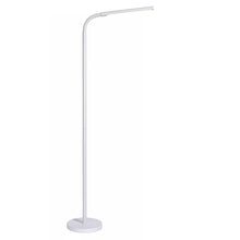 Cargar imagen en el visor de la galería, Lámpara de pie metal blanco flexible Ø 20x1,53 cm LED 5W - LULP0059