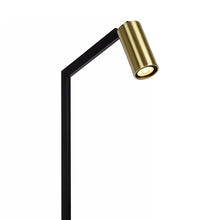 Cargar imagen en el visor de la galería, Lámpara de pie metal negro bronce  27x1,62 cm GU10 - LULP0061
