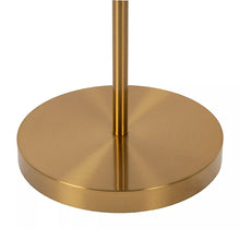 Cargar imagen en el visor de la galería, Lámpara de pie metal lector oro mate Ø 25,4x1,80 cm LED 20W 4W - LULP0065