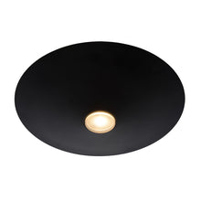 Cargar imagen en el visor de la galería, Plafón metal negro Ø 35x5 cm LED 12W - LUPL0038