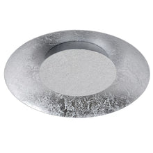 Cargar imagen en el visor de la galería, Plafón metal silver Ø34,5x7,3 cm LED 12W - LUPL0077
