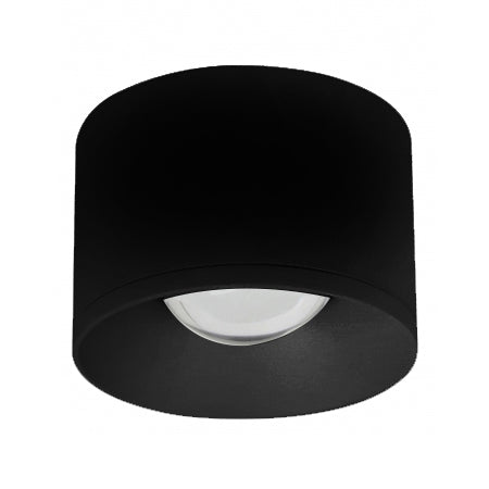 Foco metal negro sobrepuesto Ø 8x5.6 cm LED 7W - MUFO0096