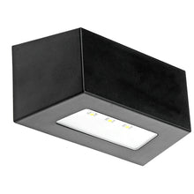 Cargar imagen en el visor de la galería, Foco sobrepuesto exterior plástico negro solar pack 2 unidades 10x5 cm IP54 LED 0,5W - MUFO0101