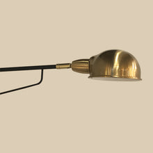 Cargar imagen en el visor de la galería, Apliqué metal negro bronce brazo movible Ø15x76,8x28 cm E27 - ONAP0036

