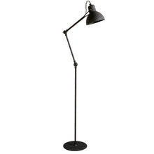 Cargar imagen en el visor de la galería, Lámpara de pie dirigible metal negro Ø25x1,45 E14 - ONLP0006
