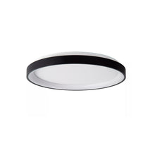 Cargar imagen en el visor de la galería, Plafón aluminio negro difusor acrílico Ø 28 cm LED 20W - OYPL0002