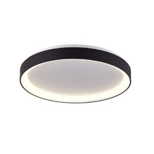 Cargar imagen en el visor de la galería, Plafón aluminio negro difusor acrílico Ø 38 cm LED 30W - OYPL0005