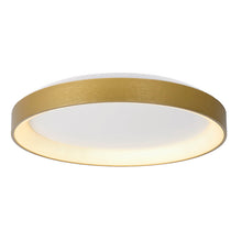 Cargar imagen en el visor de la galería, Plafón aluminio bronce difusor acrílico Ø 48 cm LED 38W - OYPL0009