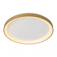 Cargar imagen en el visor de la galería, Plafón aluminio bronce difusor acrílico Ø 48 cm LED 38W - OYPL0009