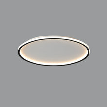 Cargar imagen en el visor de la galería, Plafón aluminio negro difusor acrílico Ø 30 cm LED 28W - OYPL0011