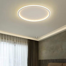 Cargar imagen en el visor de la galería, Plafón aluminio blanco difusor acrílico Ø 50 cm LED 45W - OYPL0014