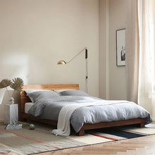 Cargar imagen en el visor de la galería, Apliqué metal dorado madera café 102 cm E27 - TOAP0032