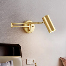 Cargar imagen en el visor de la galería, Apliqué metal dorado articulado Ø11,5 cm LED 5W - TOAP0034