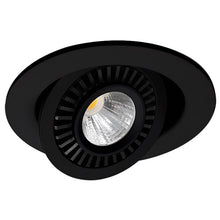 Cargar imagen en el visor de la galería, Foco ebutido aluminio negro Ø 9 cm LED 6W - TOFO0011
