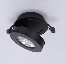 Cargar imagen en el visor de la galería, Foco embutido dimeable aluminio negro Ø 8 cm LED 6W - TOFO0018