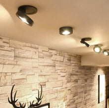 Cargar imagen en el visor de la galería, Foco embutido dimeable aluminio negro Ø 10 cm LED 8W - TOFO0019