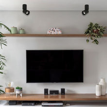 Cargar imagen en el visor de la galería, Foco sobrepuesto dirigible metal dimeable negro Ø 6,3x15 cm LED 8W - TOFO0075