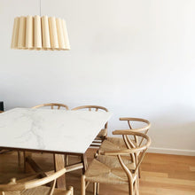 Cargar imagen en el visor de la galería, Lámpara colgante madera natural Ø 56 cm E27 - A pedido - WPLC0005