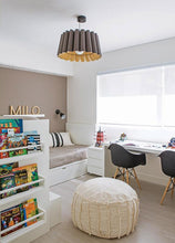 Cargar imagen en el visor de la galería, Lámpara colgante madera café Ø 56 cm E27 - A pedido - WPLC0009