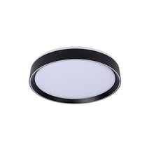 Cargar imagen en el visor de la galería, Plafón metal negro dimeable Ø30 cm LED 18W - LUPL0043
