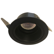 Cargar imagen en el visor de la galería, Foco embutido aluminio negro óptica profunda Ø9x4,5 cm GU10 - MUFO0117