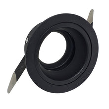 Cargar imagen en el visor de la galería, Foco embutido aluminio negro óptica profunda Ø9x4,5 cm GU10 - MUFO0117