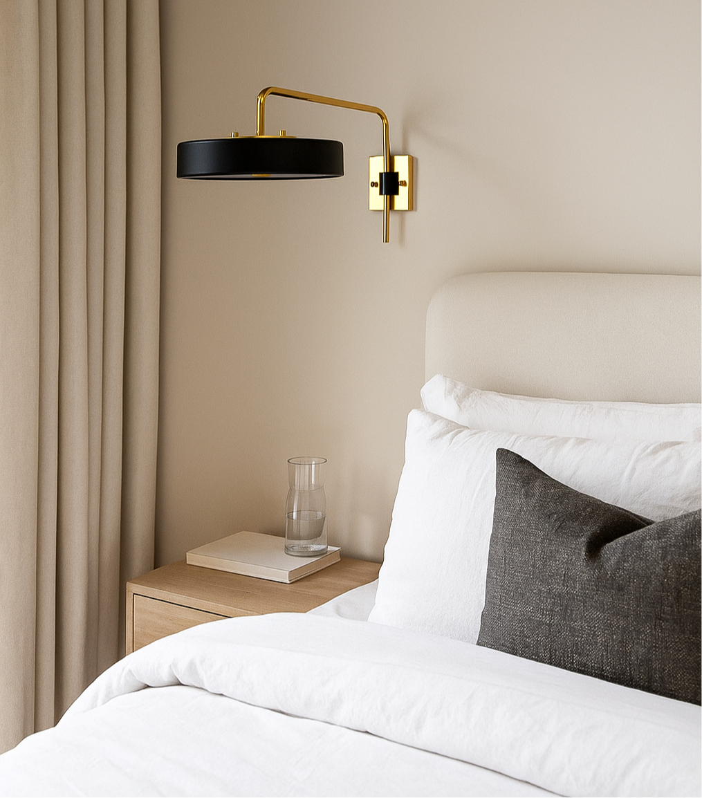 Apliqué metal bronce negro Ø35x31 cm 3 luces G9 - LGAP0062