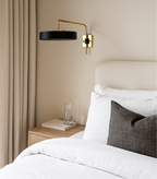 Apliqué metal bronce negro Ø35x31 cm 3 luces G9 - LGAP0062