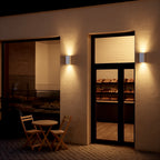 Apliqué bidireccional aluminio blanco exterior IP 44 6,5x15 cm 2 luces  GU10 - MUAP0009