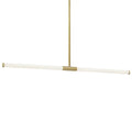 Lámpara colgante metal dorado vidrio empavonado 90x112 cm 8 W - TOLC0047