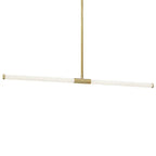 Lámpara colgante metal dorado vidrio empavonado 90x112 cm 8 W - TOLC0047