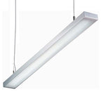 Lámpara colgante aluminio gris 90cx40 cm T5 - SNLC0006