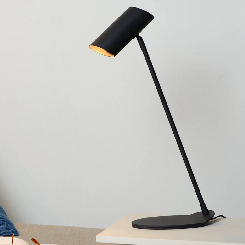 Lámpara sobremesa metal negro 12x54,5 cm GU10 - LULS0049