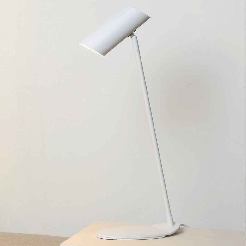 Lámpara sobremesa metal blanco 12x54,5 cm GU10 - LULS0018
