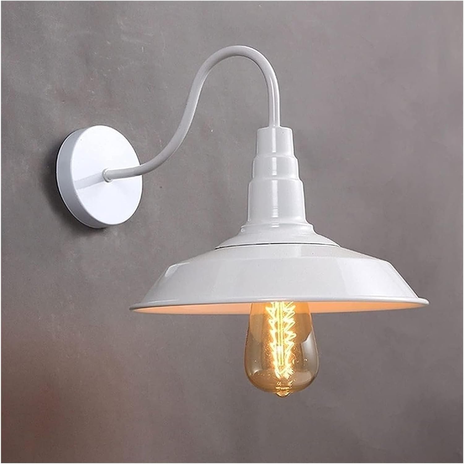 Apliqué metal blanco mate Ø25x33,5x24 cm E27 - KKAP0015