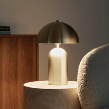 Cargar imagen en el visor de la galería, Lámpara de mesa metal oro Ø25x36 cm  - OPLS0038
