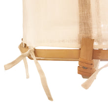 Cargar imagen en el visor de la galería, Lámpara colgante de bambú tela blanca Ø50x70 cm E27 - AFLC0014
