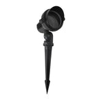 Estaca jardín aluminio negro IP65 Ø 9x37 cm GU10 - ANES0001