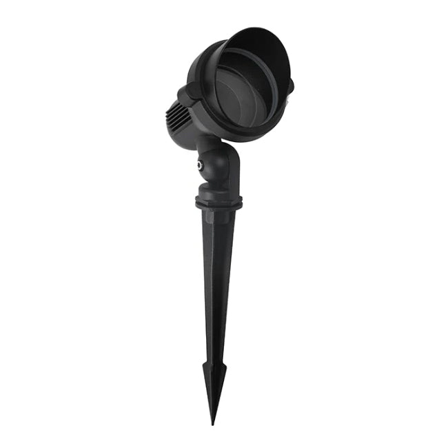 Estaca jardín aluminio negro IP65 Ø 9x37 cm GU10 - ANES0001