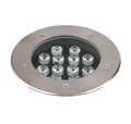 Foco piso acero exterior LED 12W - ANFO0008