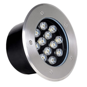 Foco piso acero exterior LED 12W - ANFO0008