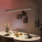 Lámpara colgante lineal blanco 90 x 6,5 cm LED 18W - ANLC0010