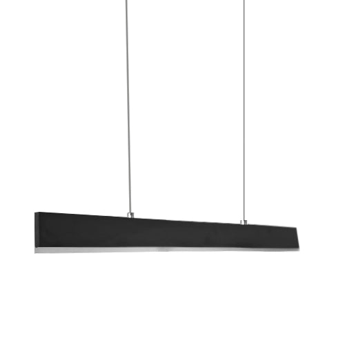 Lámpara colgante lineal negro 90 x 6,5 cm LED 18W - ANLC0011